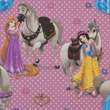 Disney Princess Fabric CAVALOS.33.140